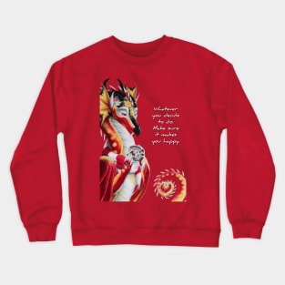 Cozy Lycoris with Hot Chocolate Crewneck Sweatshirt